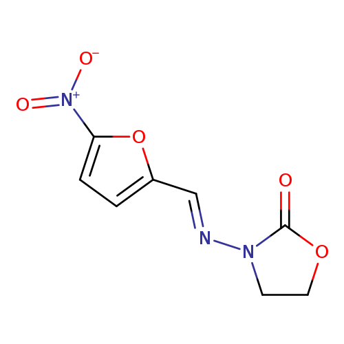 O=C1OCCN1/N=C/c1ccc(o1)[N+](=O)[O-]