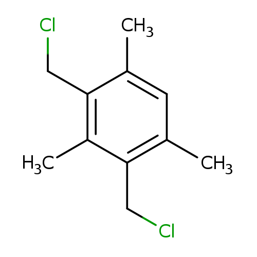 ClCc1c(C)cc(c(c1C)CCl)C
