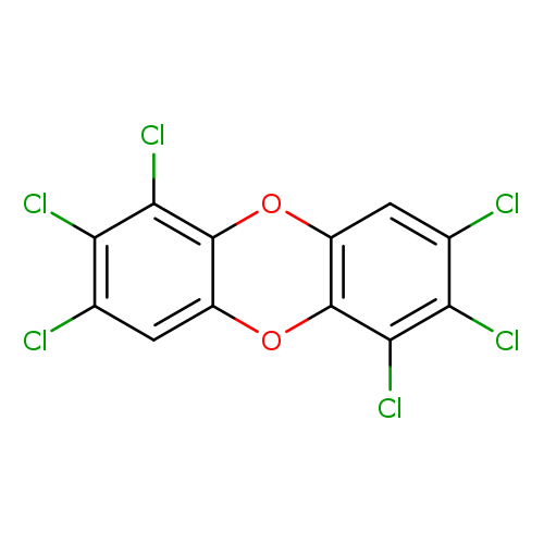 Clc1c(Cl)cc2c(c1Cl)Oc1c(O2)c(Cl)c(c(c1)Cl)Cl