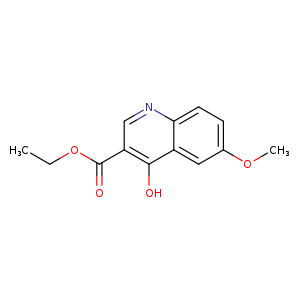 CCOC(=O)c1cnc2c(c1O)cc(cc2)OC