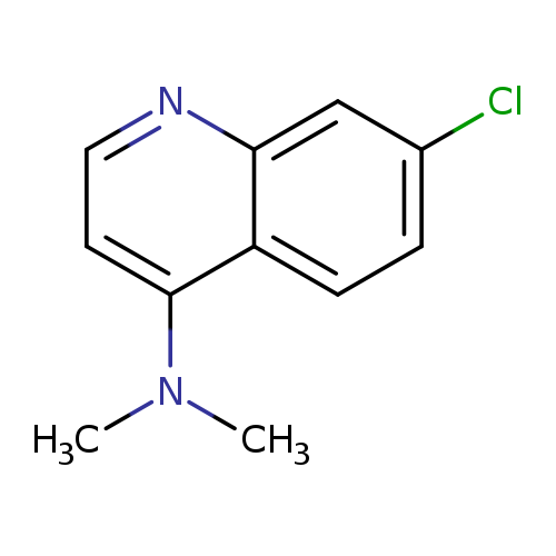 Clc1ccc2c(c1)nccc2N(C)C