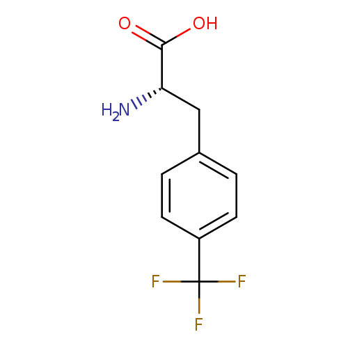 N[C@H](C(=O)O)Cc1ccc(cc1)C(F)(F)F