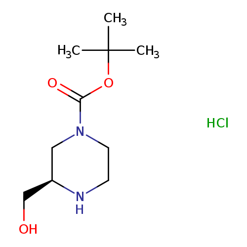 OC[C@@H]1NCCN(C1)C(=O)OC(C)(C)C.Cl