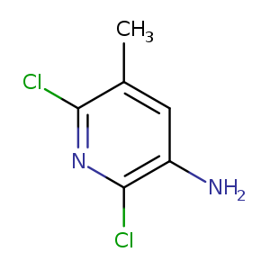 Cc1cc(N)c(nc1Cl)Cl