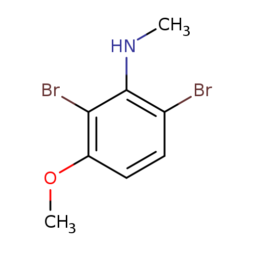 CNc1c(Br)ccc(c1Br)OC