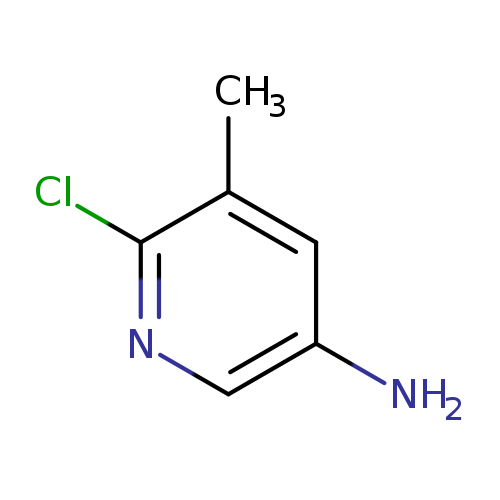 Nc1cnc(c(c1)C)Cl