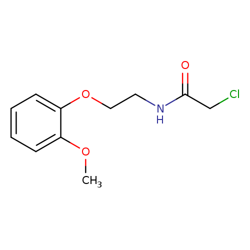 ClCC(=O)NCCOc1ccccc1OC