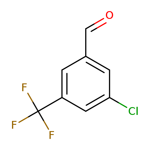 O=Cc1cc(Cl)cc(c1)C(F)(F)F