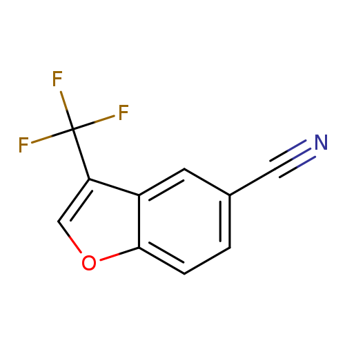 N#Cc1ccc2c(c1)c(co2)C(F)(F)F