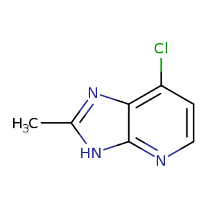 Cc1nc2c([nH]1)nccc2Cl