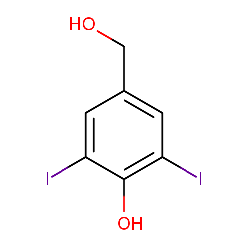 OCc1cc(I)c(c(c1)I)O