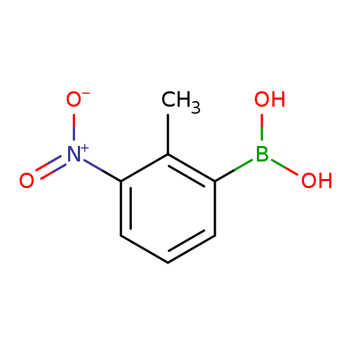 OB(c1cccc(c1C)[N+](=O)[O-])O