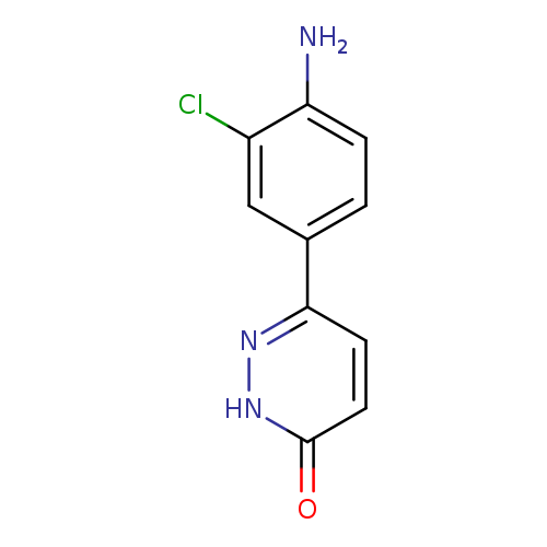 O=c1ccc(n[nH]1)c1ccc(c(c1)Cl)N