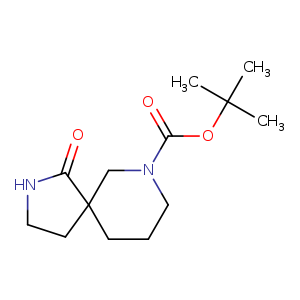 O=C(N1CCCC2(C1)CCNC2=O)OC(C)(C)C