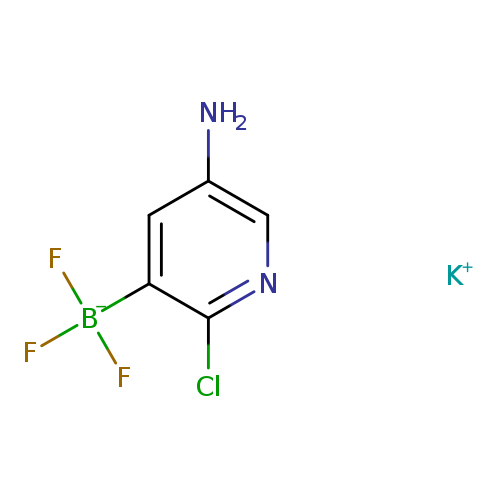 Nc1cnc(c(c1)[B-](F)(F)F)Cl.[K+]
