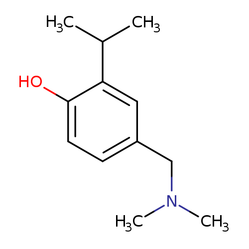 CN(Cc1ccc(c(c1)C(C)C)O)C