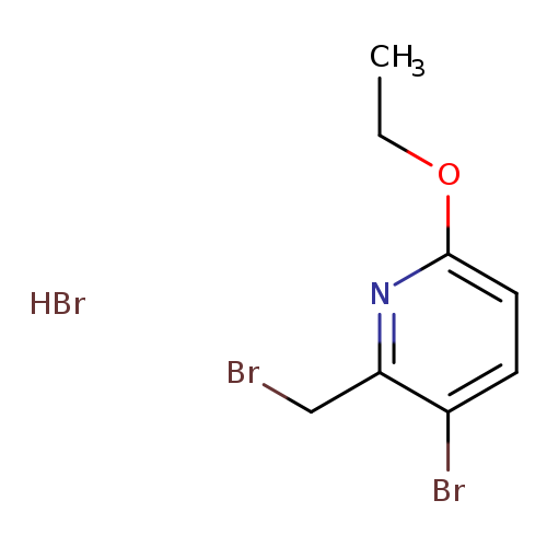 CCOc1ccc(c(n1)CBr)Br.Br