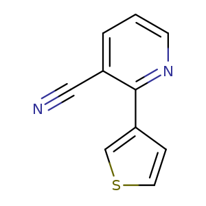 N#Cc1cccnc1c1ccsc1