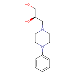 OC[C@@H](CN1CCN(CC1)c1ccccc1)O
