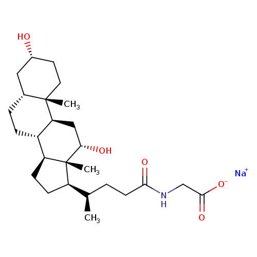 O[C@@H]1CC[C@]2([C@@H](C1)CC[C@@H]1[C@@H]2C[C@H](O)[C@]2([C@H]1CC[C@@H]2[C@@H](CCC(=O)NCC(=O)[O-])C)C)C.[Na+]