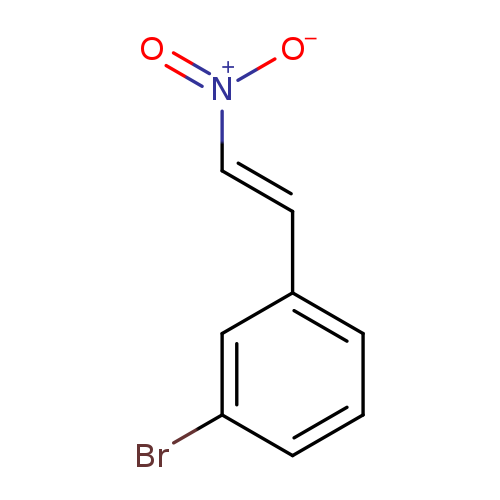 [O-][N+](=O)/C=C/c1cccc(c1)Br
