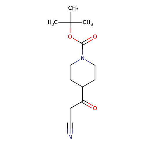 N#CCC(=O)C1CCN(CC1)C(=O)OC(C)(C)C