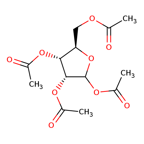 CC(=O)OC[C@H]1OC([C@@H]([C@@H]1OC(=O)C)OC(=O)C)OC(=O)C