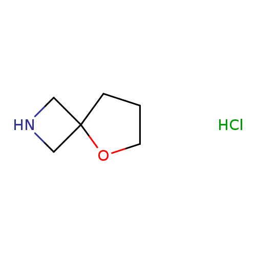 C1COC2(C1)CNC2.Cl