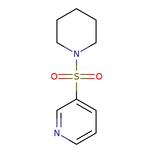 O=S(=O)(c1cccnc1)N1CCCCC1