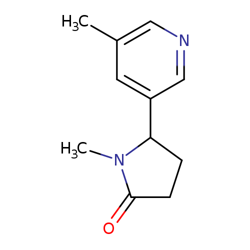 Cc1cncc(c1)C1CCC(=O)N1C