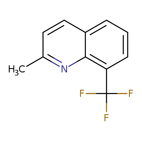Cc1ccc2c(n1)c(ccc2)C(F)(F)F
