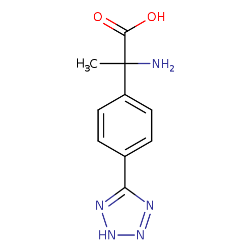 OC(=O)C(c1ccc(cc1)c1nn[nH]n1)(N)C