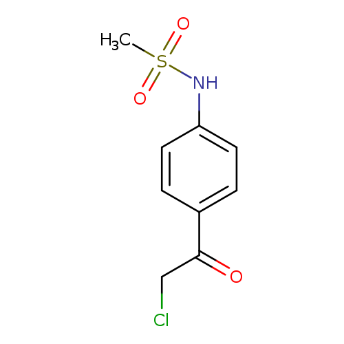 ClCC(=O)c1ccc(cc1)NS(=O)(=O)C
