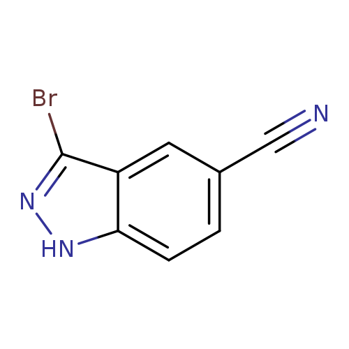 Brc1n[nH]c2c1cc(cc2)C#N