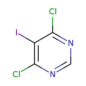 Clc1ncnc(c1I)Cl