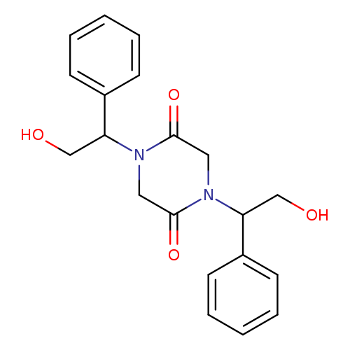 OCC(N1CC(=O)N(CC1=O)C(c1ccccc1)CO)c1ccccc1