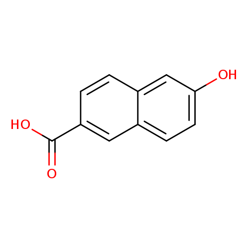 Oc1ccc2c(c1)ccc(c2)C(=O)O