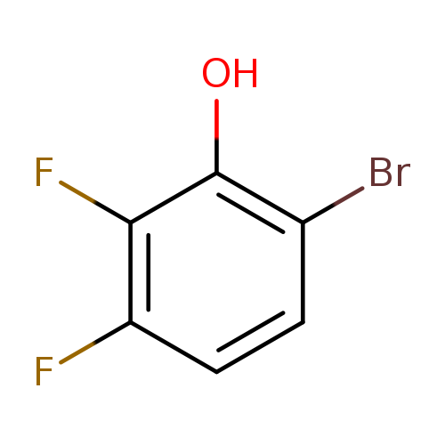 Brc1ccc(c(c1O)F)F