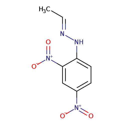 C/C=N/Nc1ccc(cc1[N+](=O)[O-])[N+](=O)[O-]
