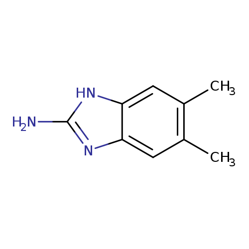 Nc1[nH]c2c(n1)cc(c(c2)C)C