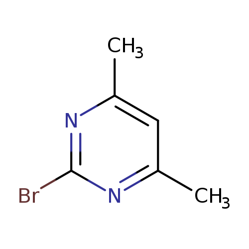 Cc1cc(C)nc(n1)Br