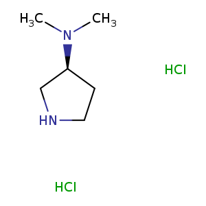 CN([C@@H]1CNCC1)C.Cl.Cl