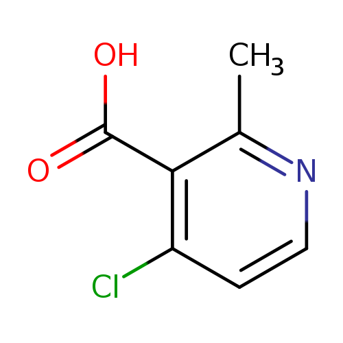 OC(=O)c1c(Cl)ccnc1C