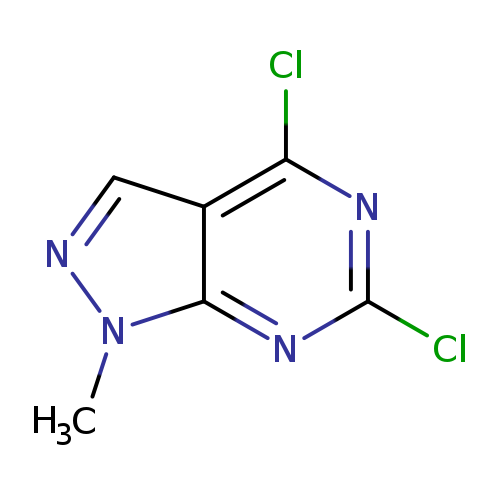 Clc1nc(Cl)c2c(n1)n(C)nc2