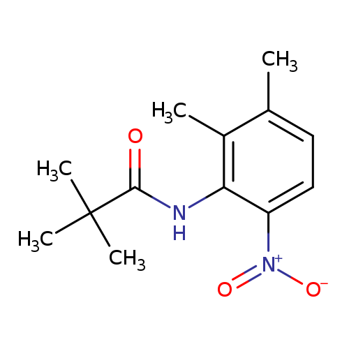 O=C(C(C)(C)C)Nc1c(ccc(c1C)C)[N+](=O)[O-]