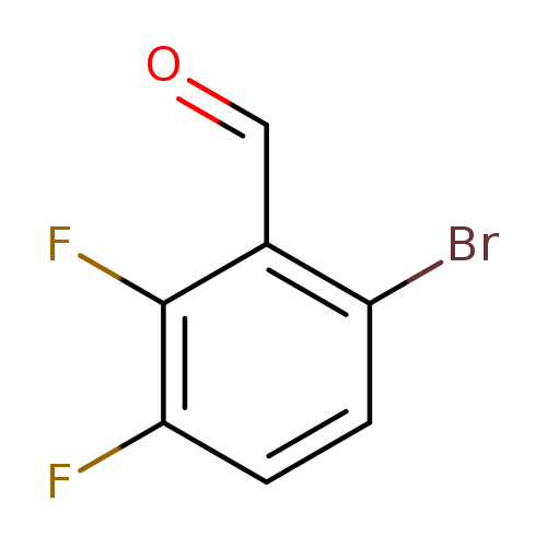 O=Cc1c(Br)ccc(c1F)F