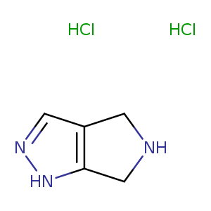N1Cc2c(C1)cn[nH]2.Cl.Cl