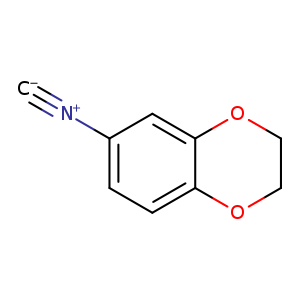 [C-]#[N+]c1ccc2c(c1)OCCO2