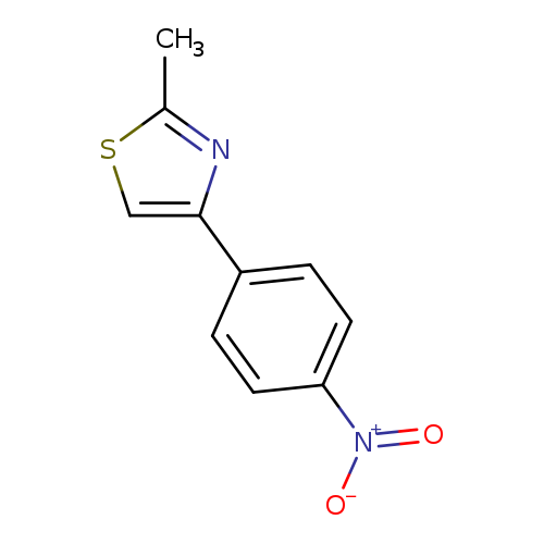 Cc1scc(n1)c1ccc(cc1)[N+](=O)[O-]