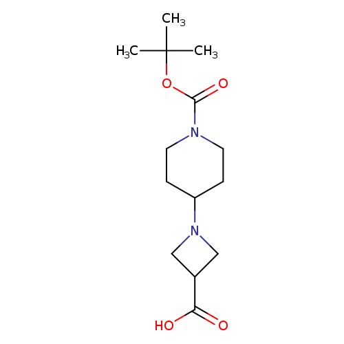 OC(=O)C1CN(C1)C1CCN(CC1)C(=O)OC(C)(C)C